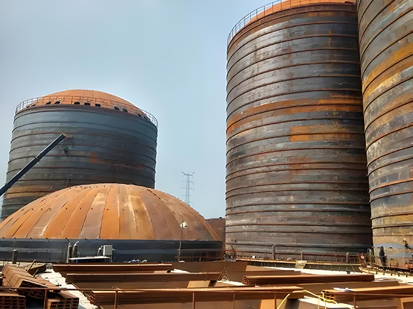 独山子焦粉钢板仓